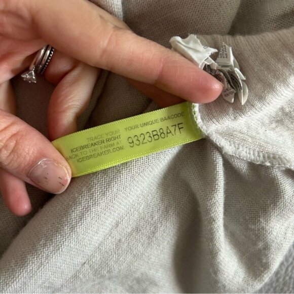 Icebreaker Merino Wool Bodyfit Basics Long Sleeve‎ 1/4 Zip Shirt Pockets XL - Picture 5 of 7